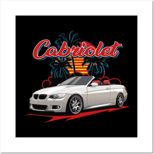 M3 Convertible E93 (White) Posters and Art